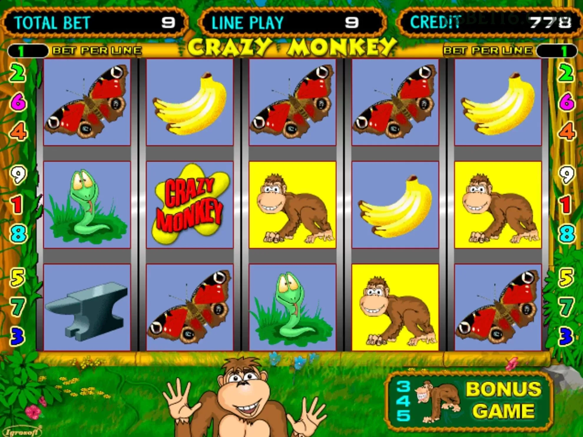 Slots online da 168bet com jackpots progressivos